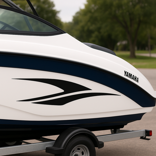 Yamaha Jet Boat Side Hull Stripe Decal Kit Set-0